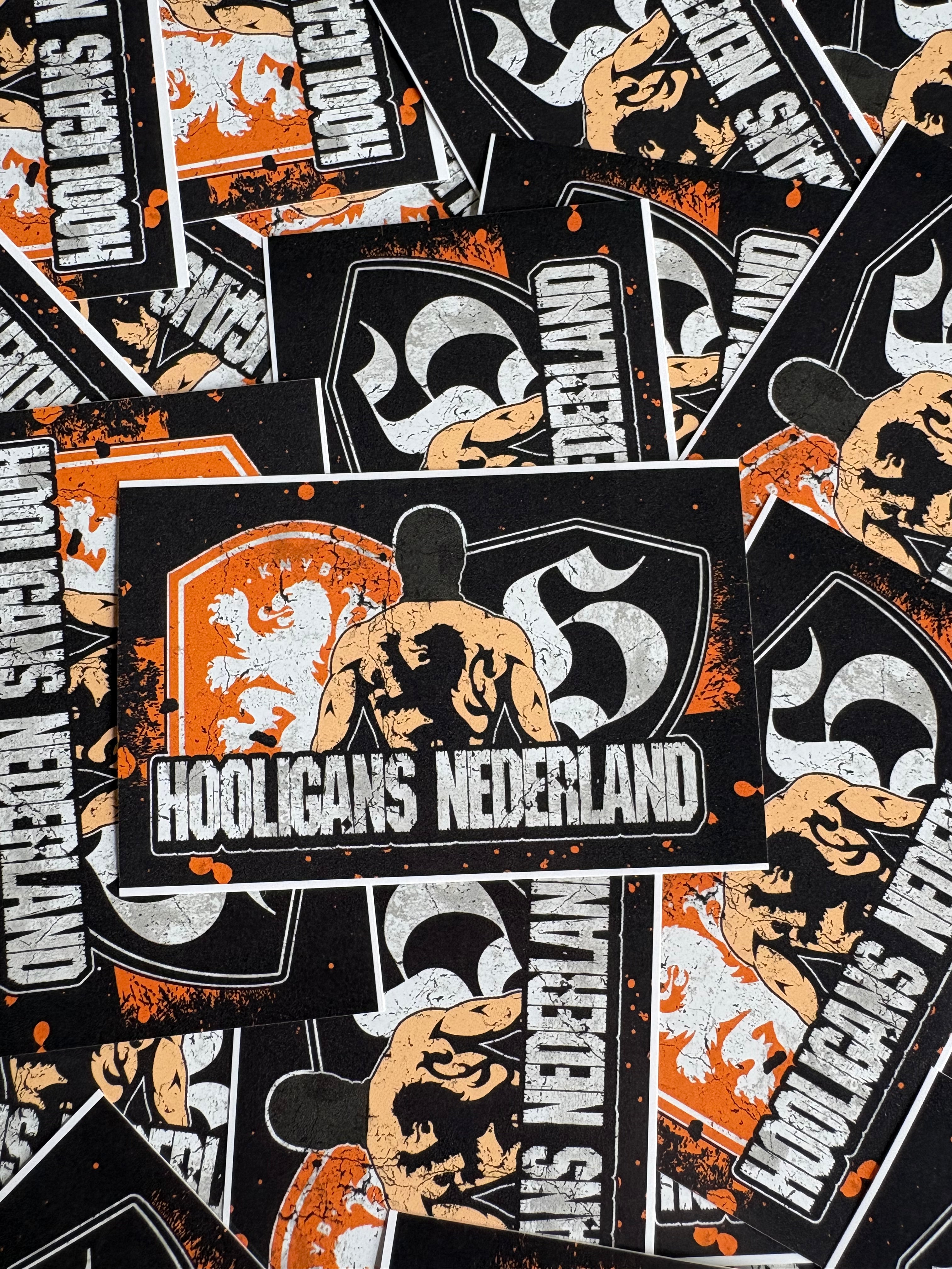 HOOLIGANS NEDERLAND mini-stickers (8,5x5,5 CM)
