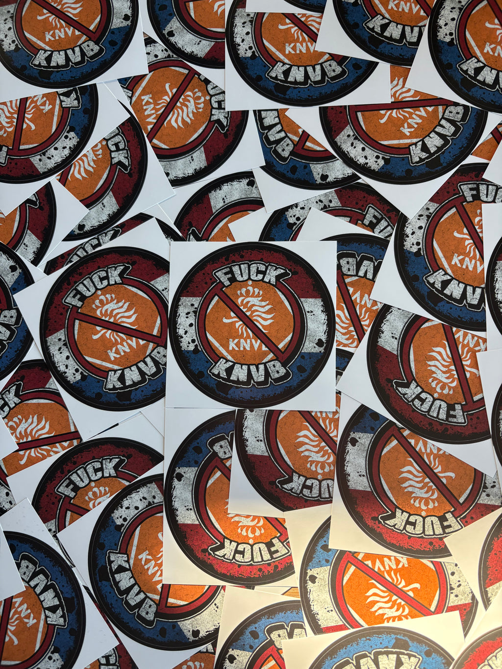 Fuck KNVB stickers (Rond 10CM)