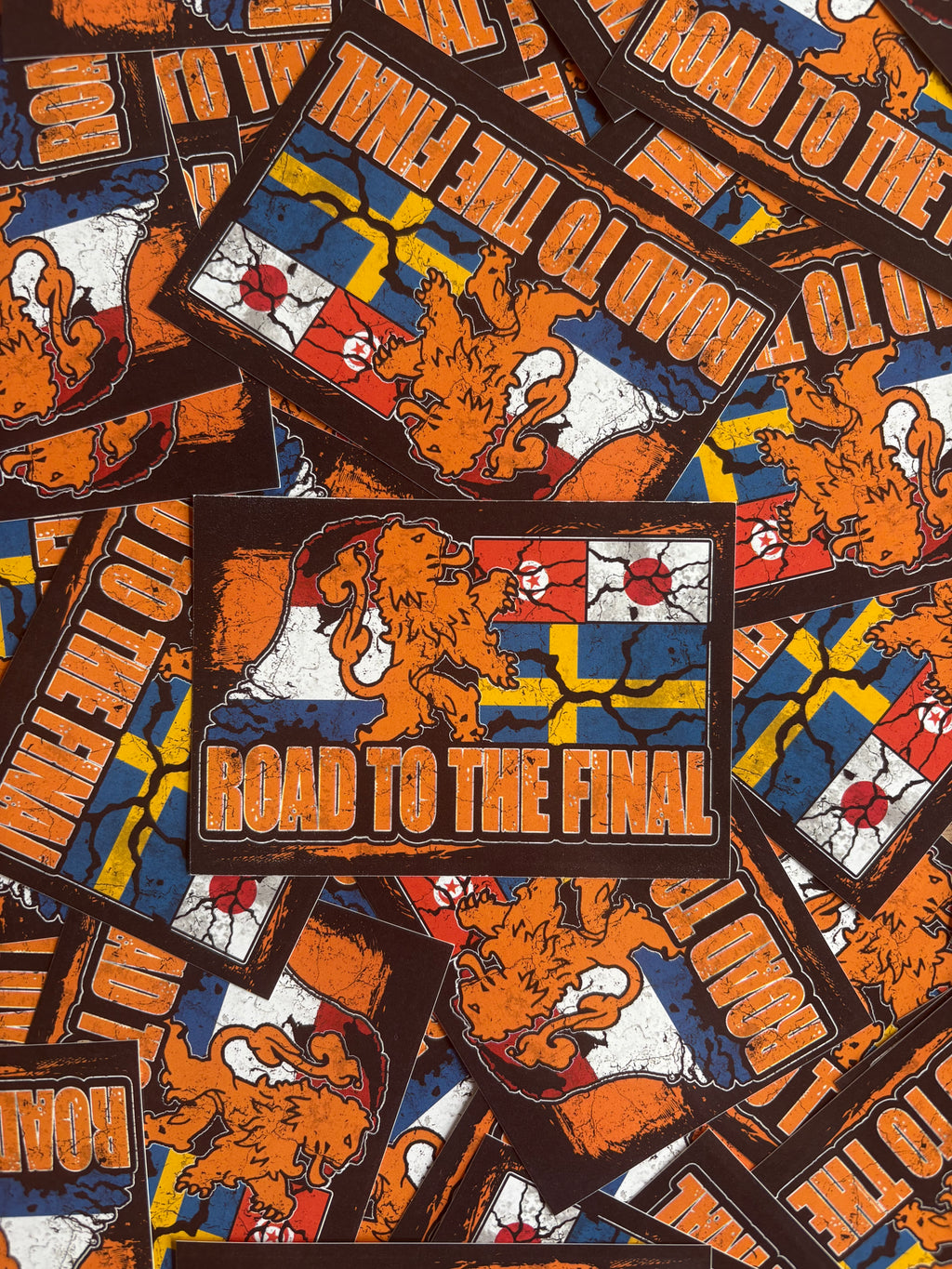 Road to the final stickers (7,4x10,5)