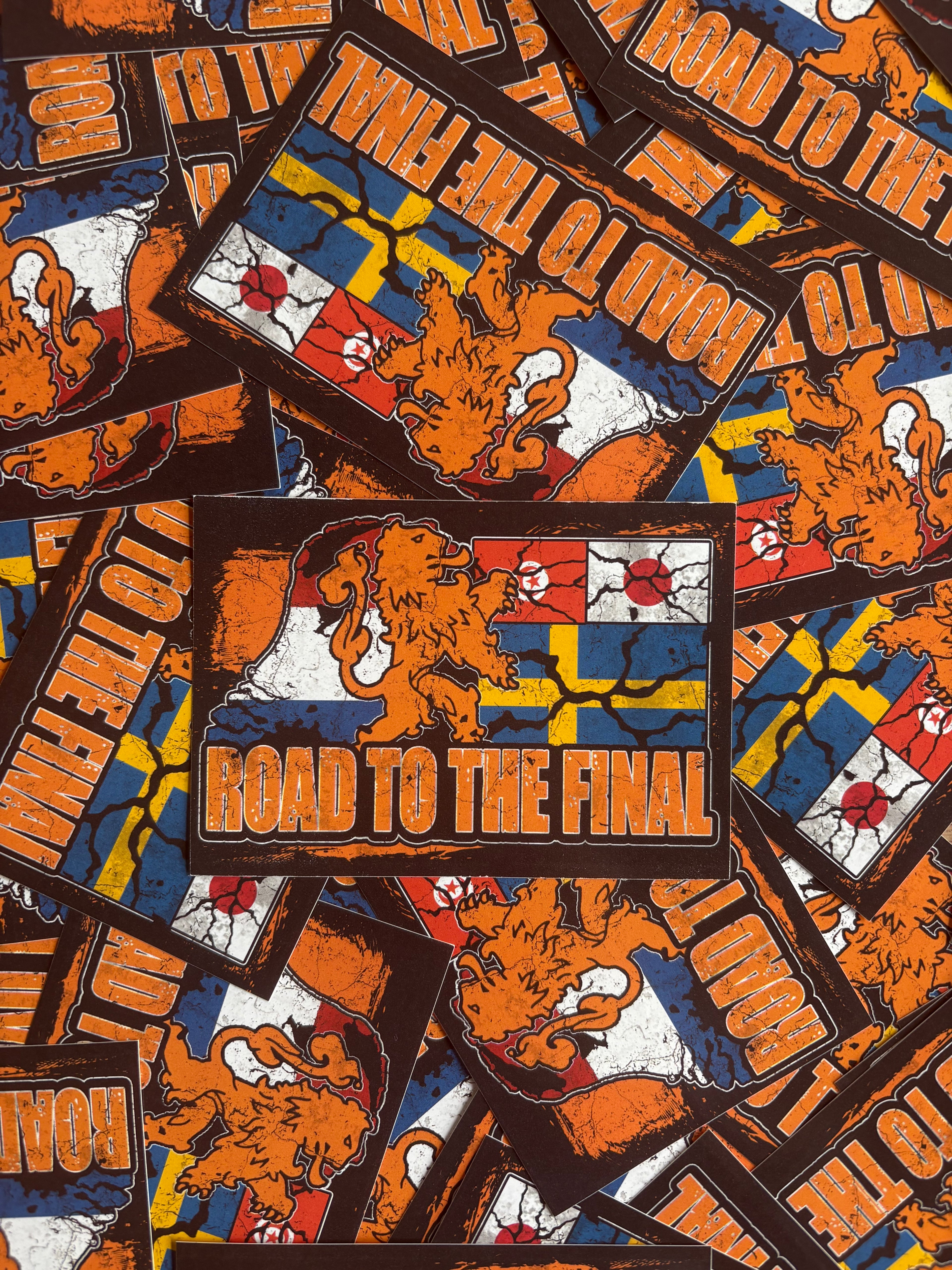 Road to the final stickers (7,4x10,5)
