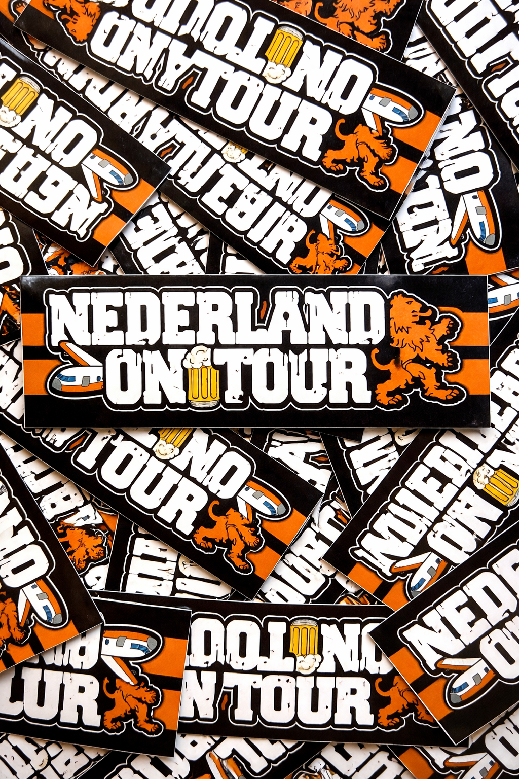 Nederland on tour stickers (15x5 CM)