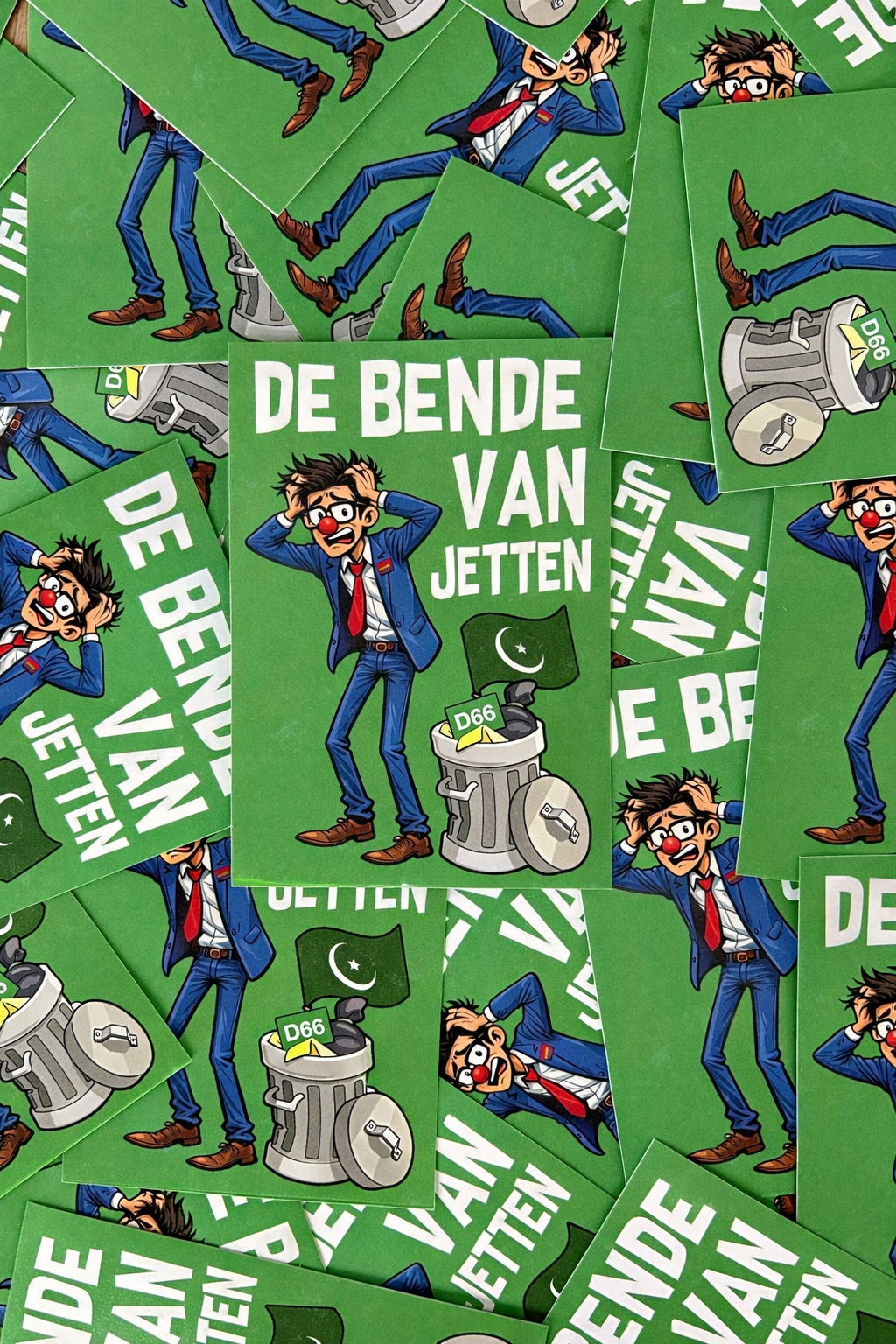 De bende van Jetten stickers (7,4x10,5)