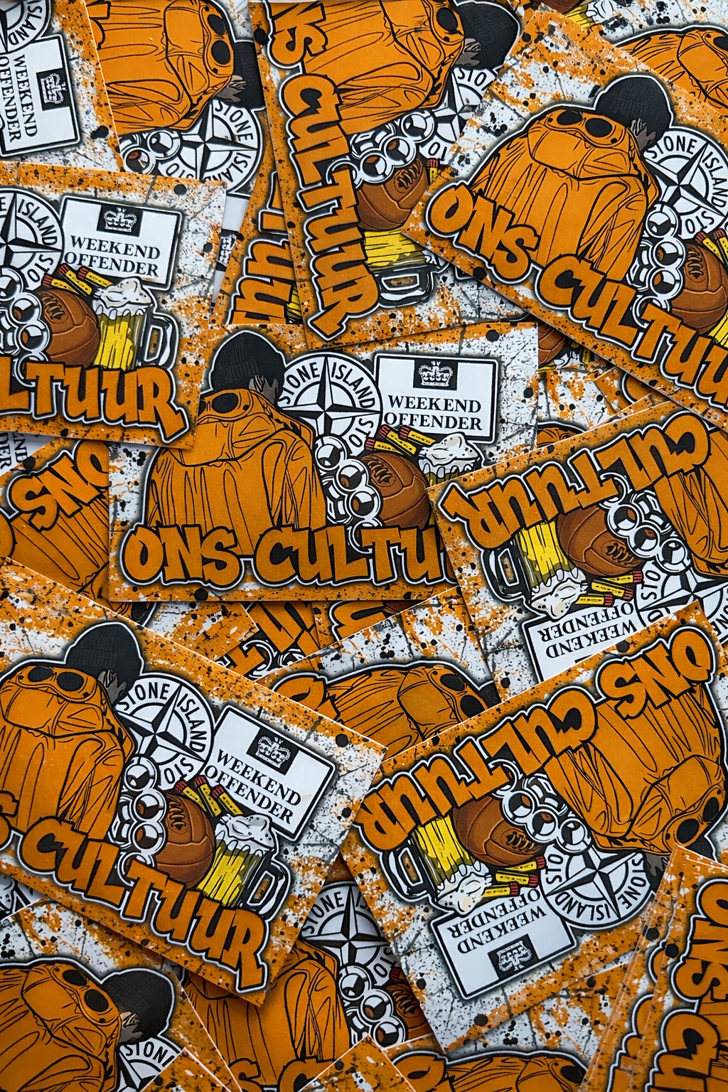 Ons cultuur mini-stickers (8,5x5,5 CM)