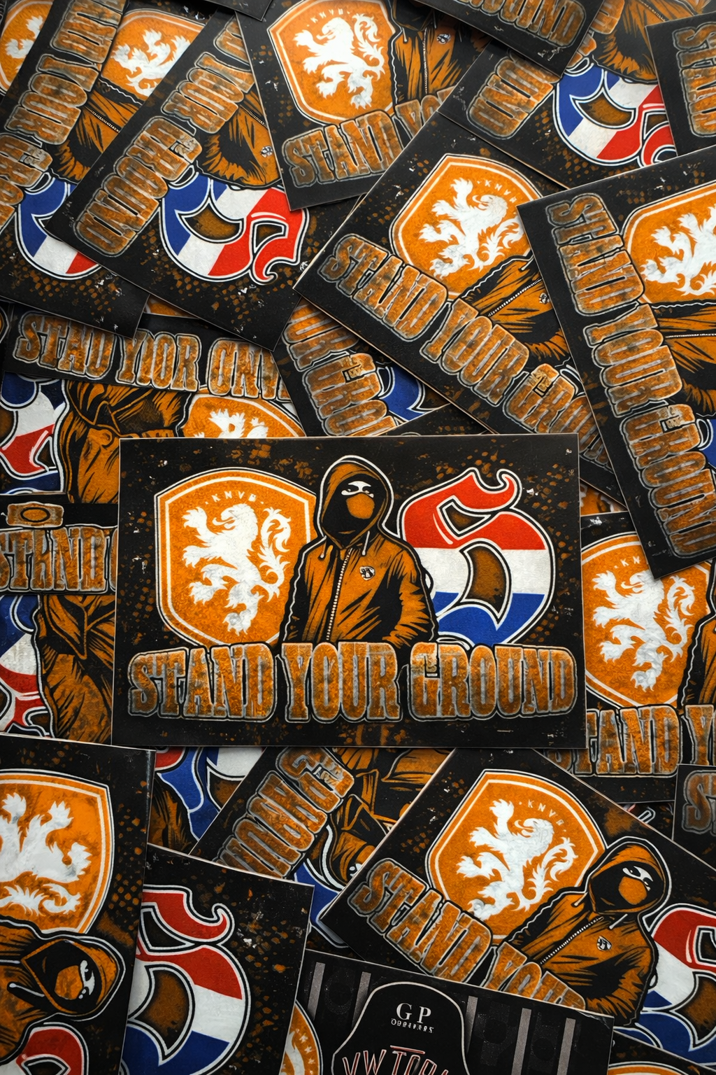 Stand your ground mini-stickers (8,5x5,5 CM)
