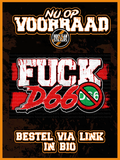 Fuck D66 Mini-stickers (8,5x5,5 CM)