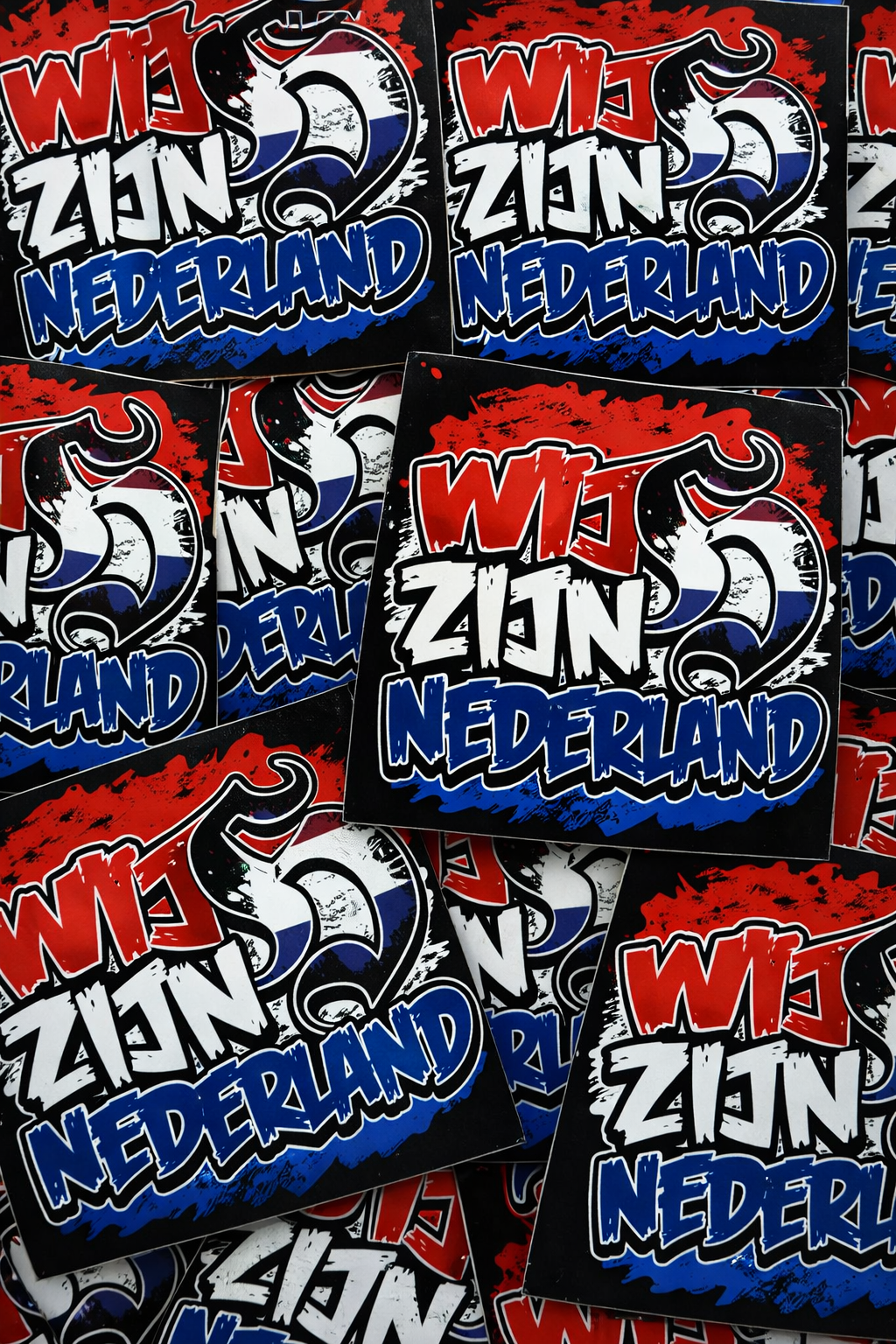 Wij zijn nederland 𝕳 mini-stickers (5x5 CM)