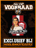 PRE ORDER Lidewij de Vos voor minister president stickers (10x10 CM)