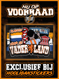 Plakken voor je vaderland Stickers (7,4x10,5)