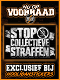 Stop Collectieve straffen stickers (7,4x10,5)