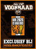 WK 2026 is van ons stickers (7,4x10,5)
