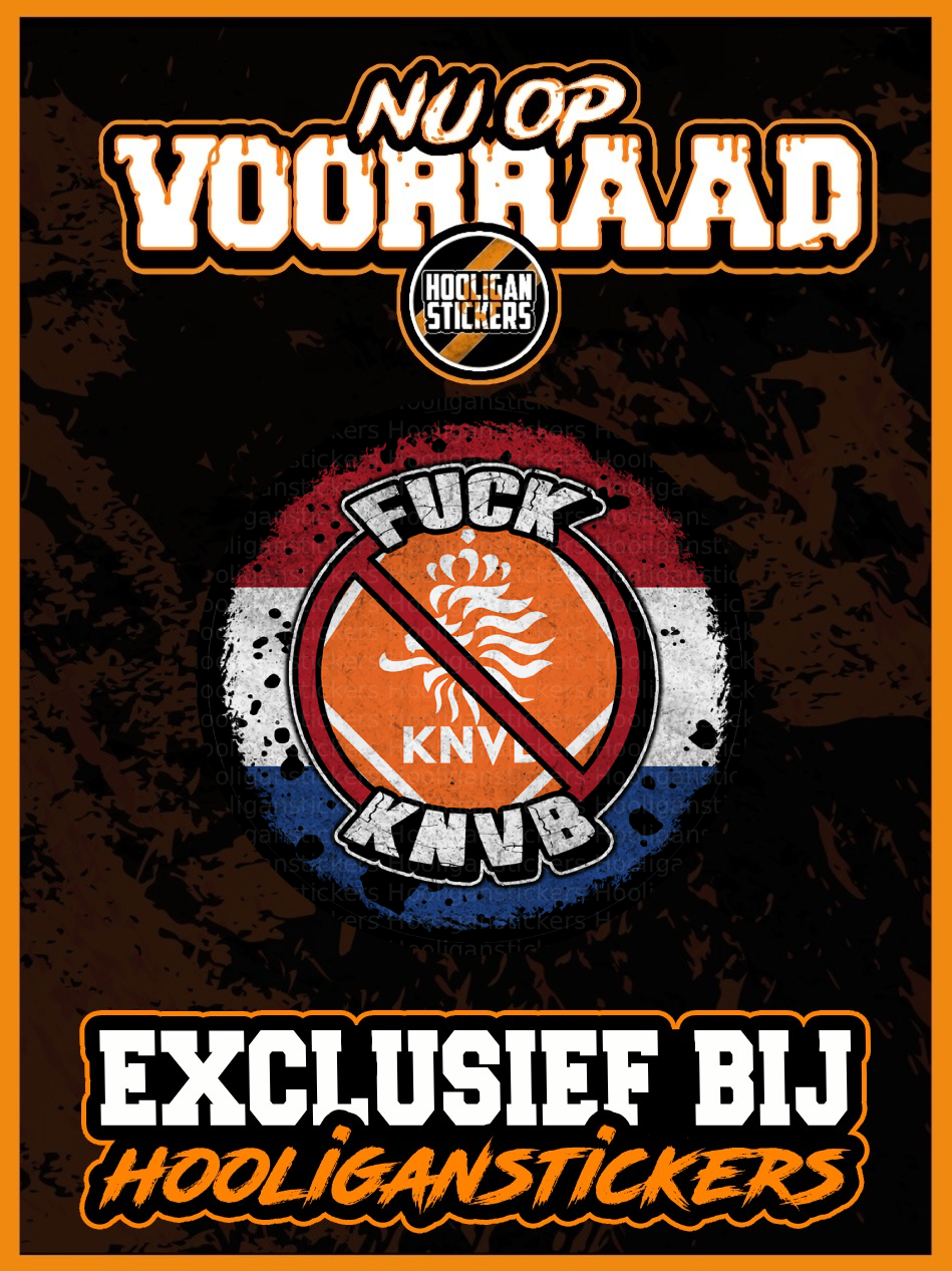 Fuck KNVB stickers (Rond 10CM)