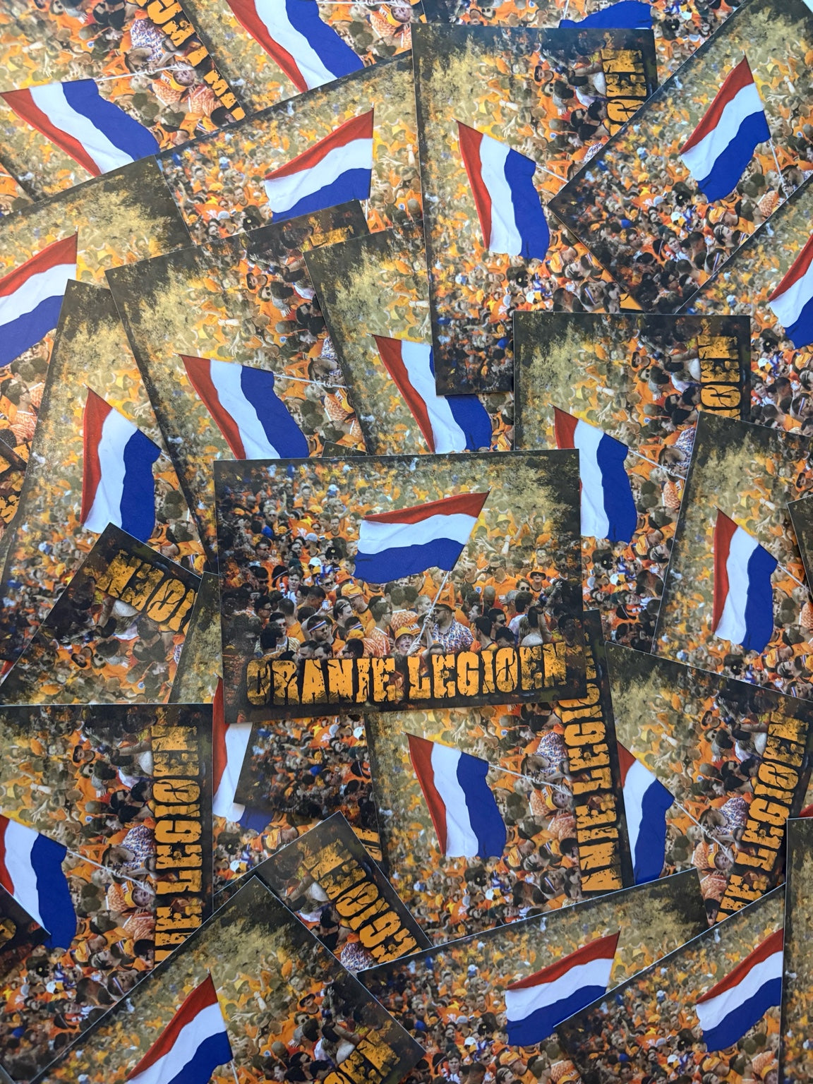 Oranje legioen stickers (10,5x7,4CM)