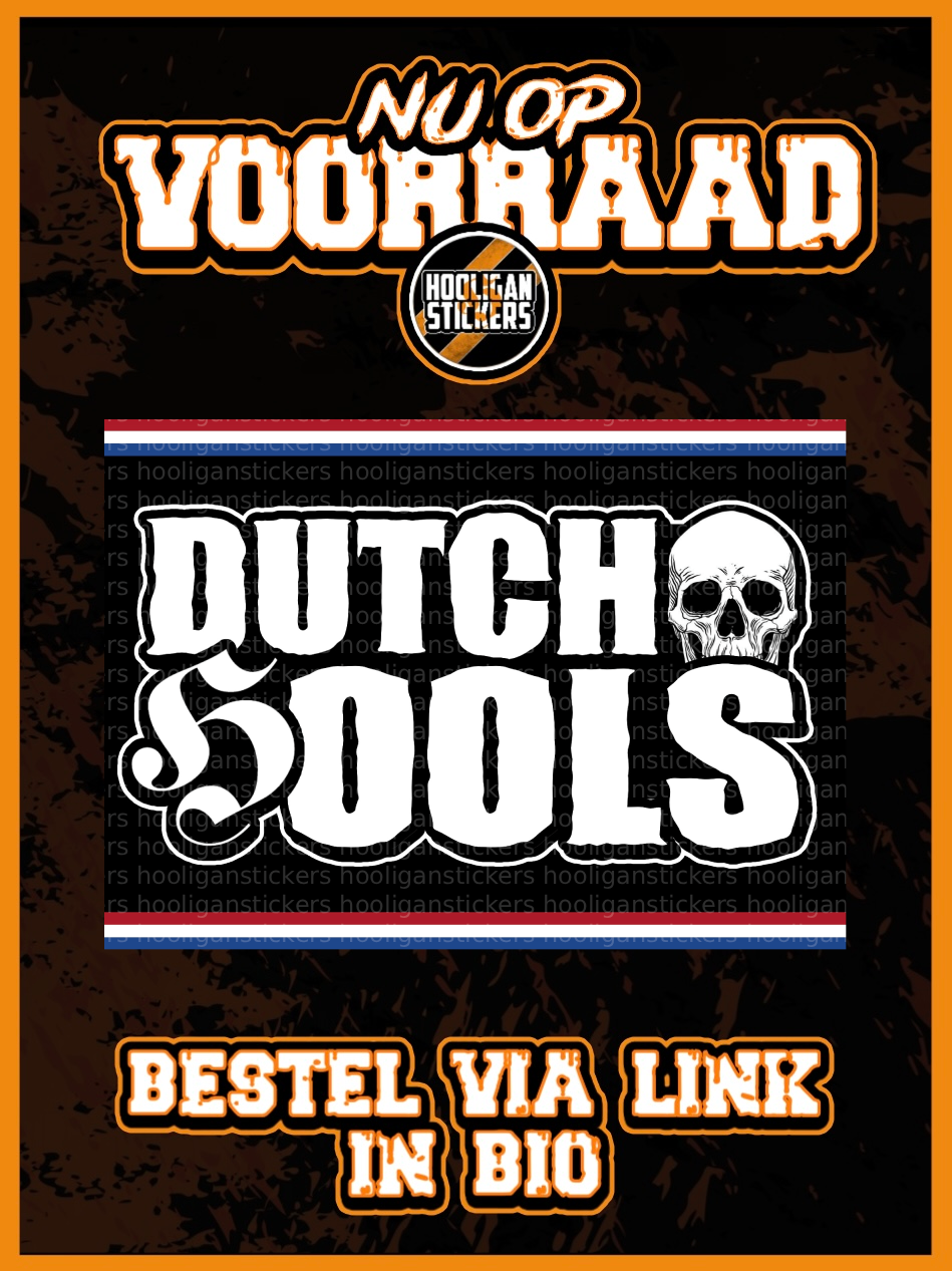 Dutch 𝕳ools XXL stickers (15x21CM)
