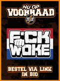 (Pre-order) F*CK WOKE stickers (10,5x7,4 CM)