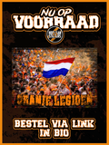 Oranje legioen stickers (10,5x7,4CM)