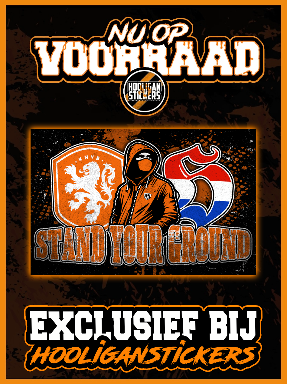 Stand your ground sticker | Politieke protest mini – Hooliganstickers