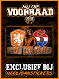 Stand your ground mini-stickers (8,5x5,5 CM)