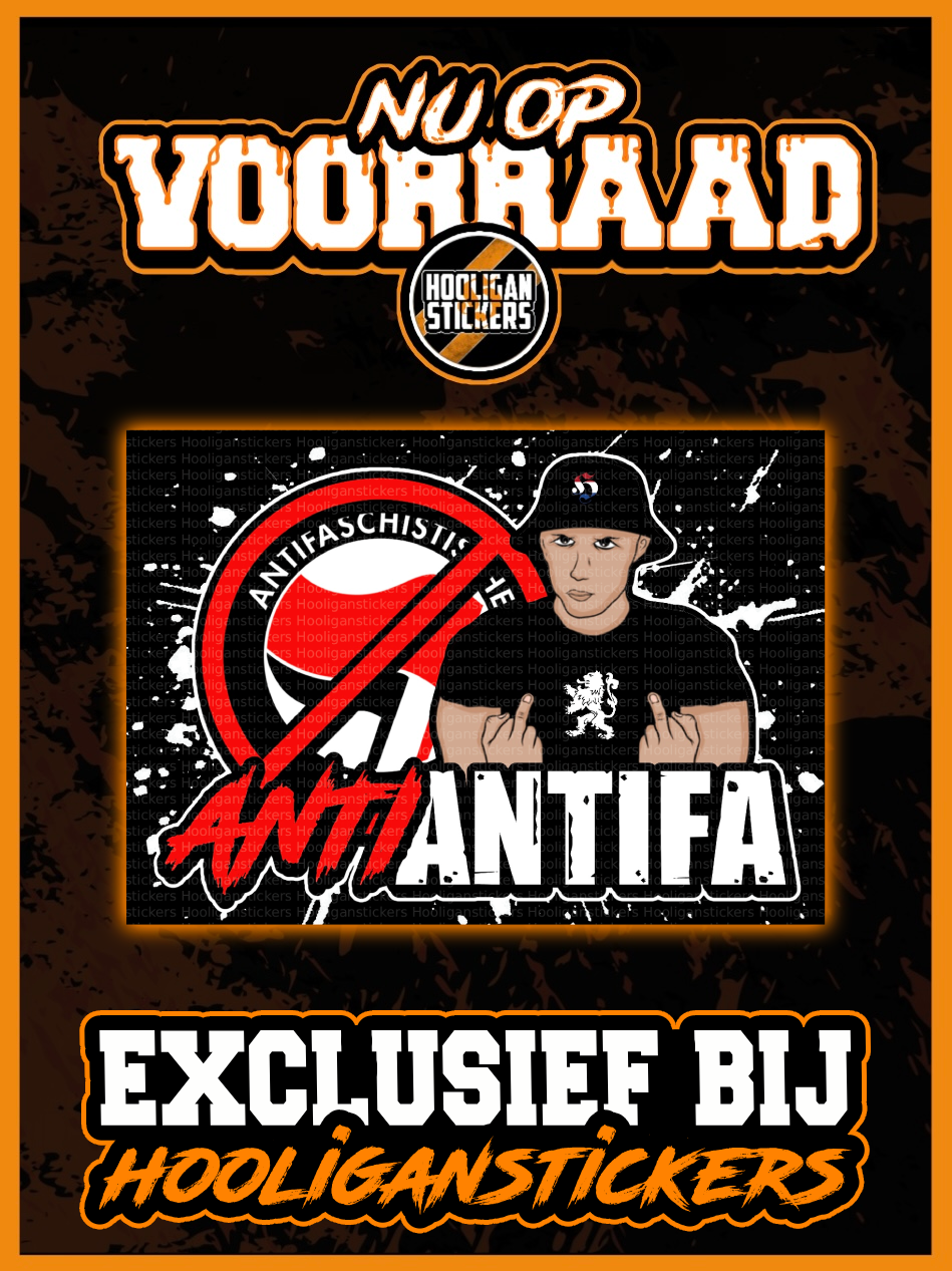 Anti antifa stickers (10,5x7,4 CM)